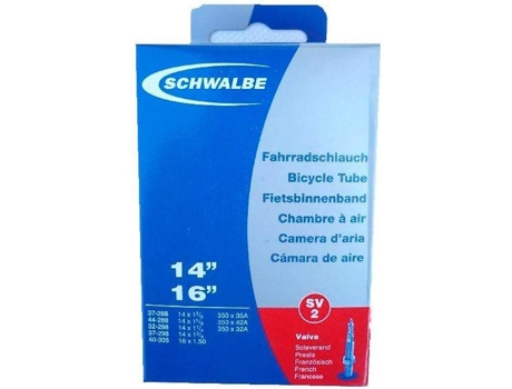 Cámaras de Aire SCHWALBE 350 A / 14 X 1 3/8 Presta (14´´)