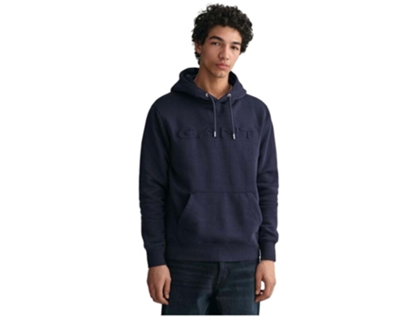 Sudadera de Hombre GANT Capucha Azul (XL)