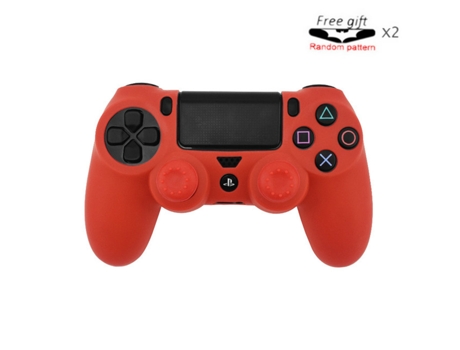 Carcasa para mando PS4 MOROROR Rojo