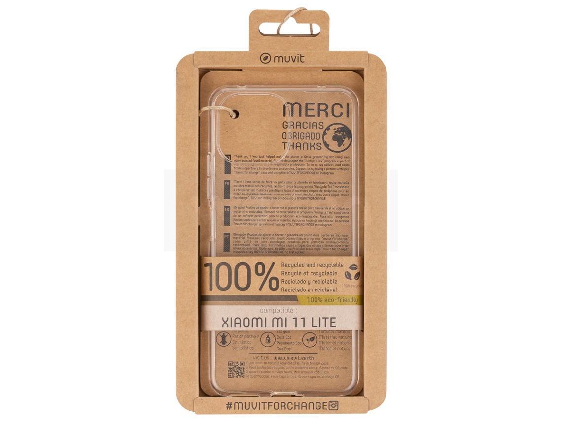 muvit for change protector pantalla recycletek compatible con