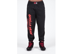 Pantalones Augustine Old School GORILLA WEAR (Negro/Rojo - 2Xl/3Xl)