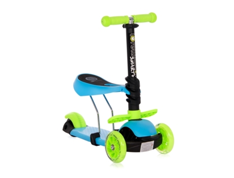 Scooter Infantil con Asiento y Encosto SMART PLUS by Lorelli blue green