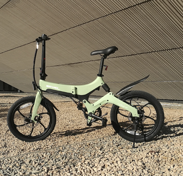 Bicicleta Eléctrica BEHUMAX E-Urban 890 Verde (Autonomía: 35 Km - Velocidad Máx: 25 Km/h)