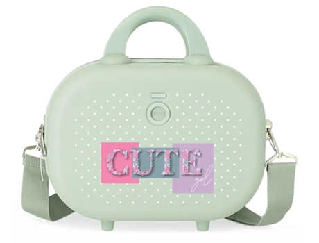 Neceser Abs ENSO Cute Girl Adaptable Verde Menta (29 x 21 x 15 cm)