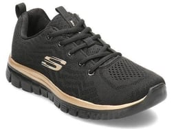 Zapatillas SKECHERS Graceful-Get Connected Mujer (35.5 - Negro)