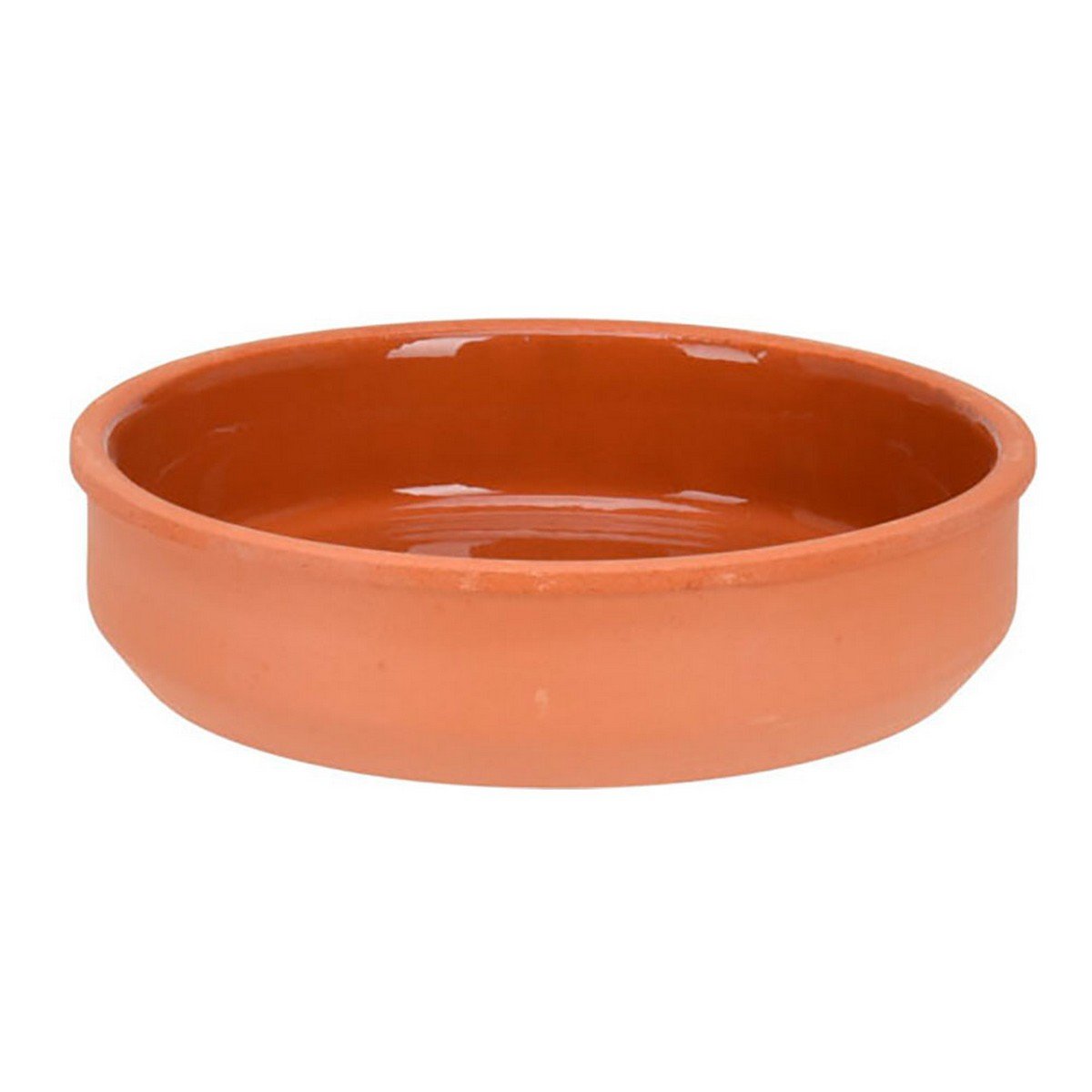 Set 2 Cazuelas para aperitivos de barro color terracota 450ml ø155x38cm olla excellent houseware cozido 155x38cm