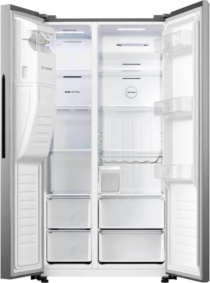 Frigorífico Americano HISENSE INOX RS650N4AC2 (No Frost - 178 cm - 489 L - Inox)