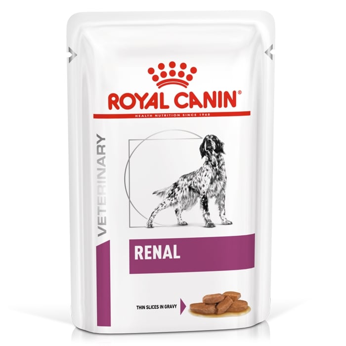 Royal Canin Veterinary renal alimento para perros con 12 sobres x 100 g salsa adulto 100g