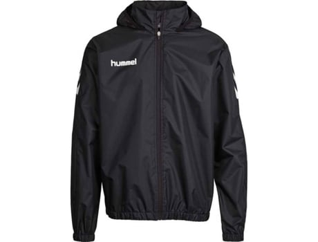 Abrigo para Hombre HUMMEL Core Spray Negro para Fútbol (116 - 128 cm)