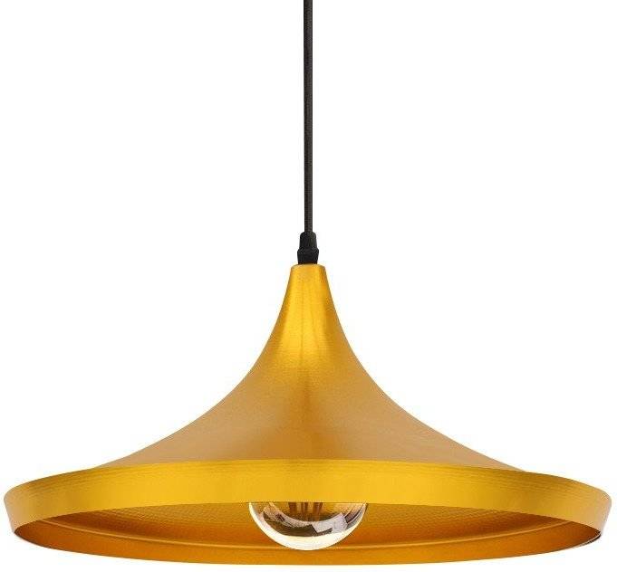 De Techo Ledkia presley aluminio e27 lighting colgante metal 1555xø350 mm dorado casquillo gordo decoración