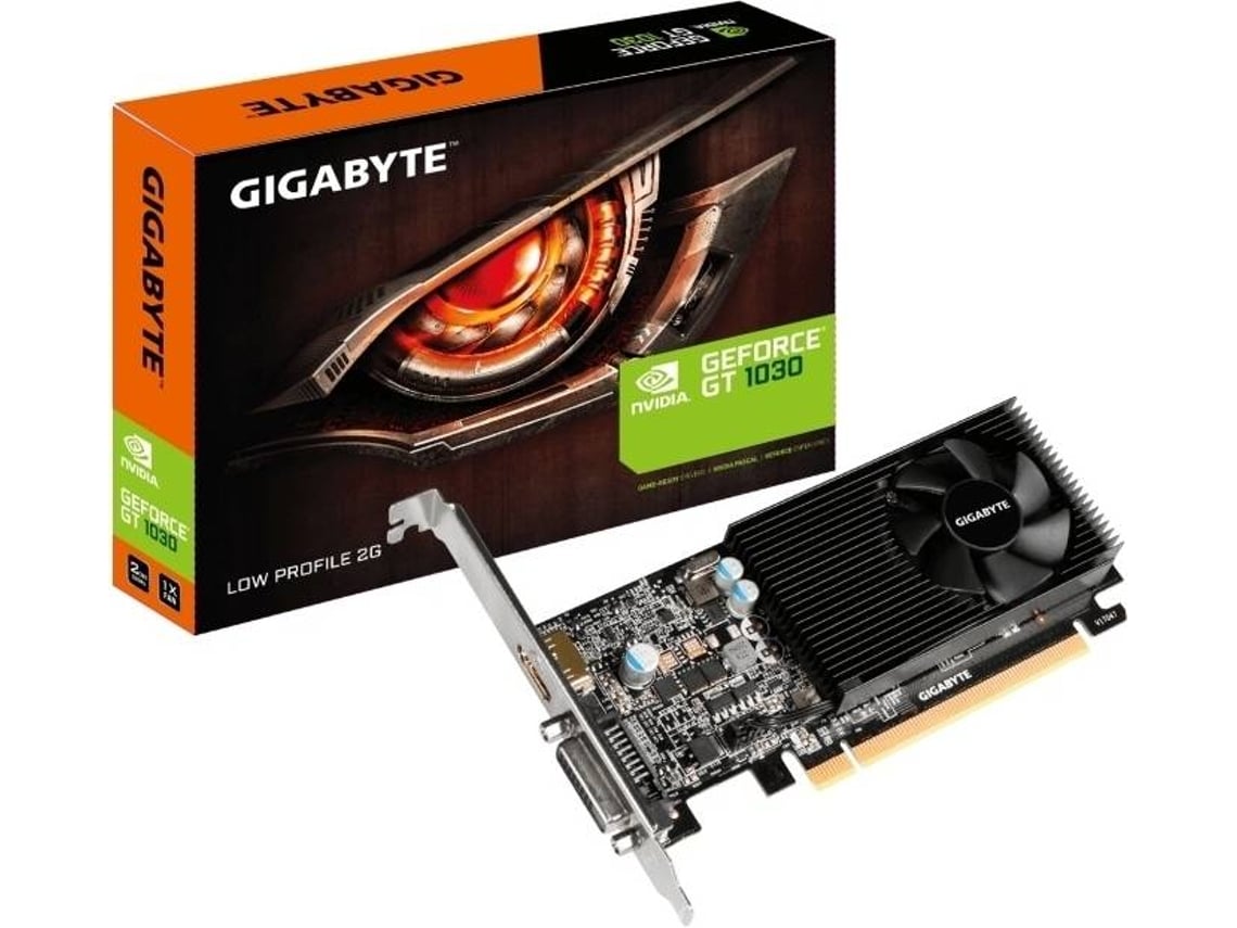 Tarjeta Gráfica nVidia GIGABYTE GT 1030 PCIE3 2GB GDDR5