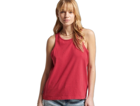 Top de Mujer SUPERDRY Rojo (M)