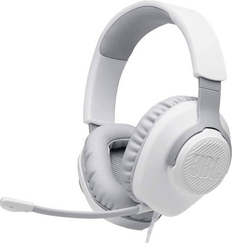 Auriculares Gaming Con Cable JBL QUANTUM100WHT (Over Ear - Multiplataforma - Blanco)