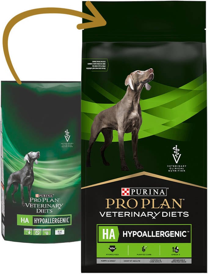 Pienso para Perros PURINA Pro Plan Vet Diets HA Hypo Allergenic (11Kg - Seco - Razas Grandes - Adulto)