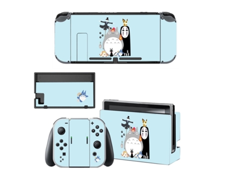 Kit de Adesivos Vinil para Nintendo Switch SLOWMOOSE Qbysns0403 Azul