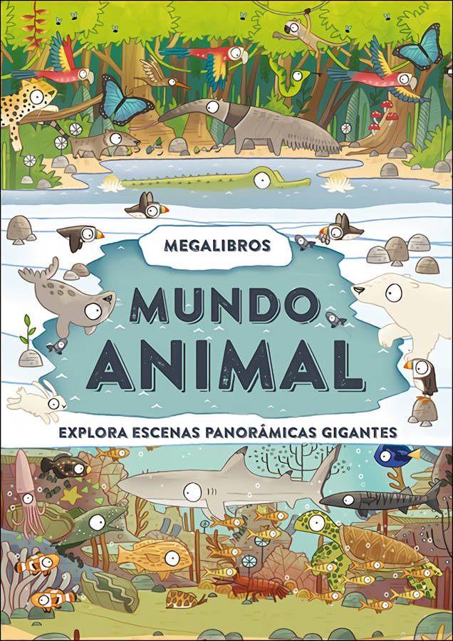 Libro Megalibros. Mundo Animal de Philip Steele (Español)