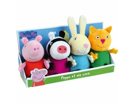 Peluche Jemini Peppa Pig Set 4 Unidades