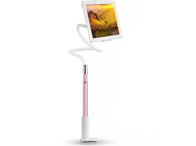 Soporte Flexible para Smartphone o tablet WJS Metal Rosa