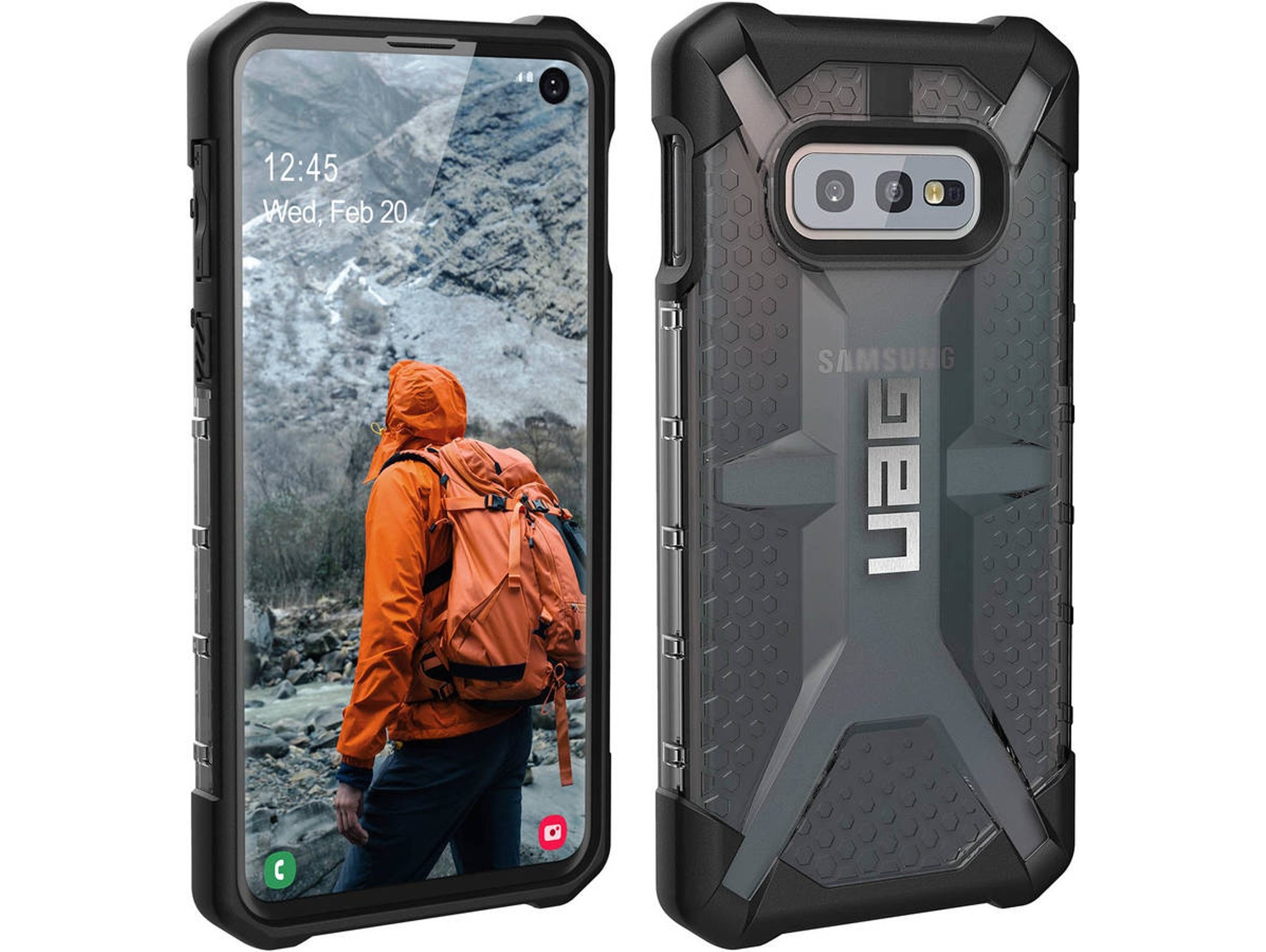 Urban Armor Gear plasma funda con militar para samsung galaxy s10e tamaño gris transparente carcasa