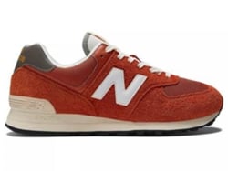 Zapatillas Deportivas NEW BALANCE 574 Hombre (Burdeos - Material Sintético, Tela - 42)