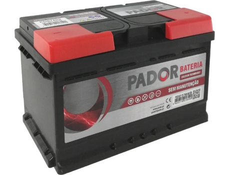 Baterías de Coche PADOR Calcium Technology (74 A -12 V -74 Ah)