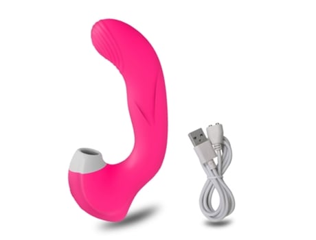 Vibrador de succión de 20 modos, masturbador vaginal estimulador de vacío femenino (Rojo) VEANXIN