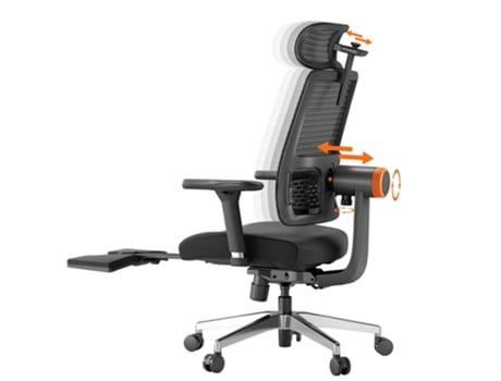 Silla ergonómica NEWTRAL MagicH-BPro con reposapiés Respaldo de seguimiento automático Reposacabezas Soporte lumbar adaptable