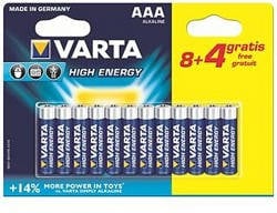 Pilas VARTA High Energy AAA