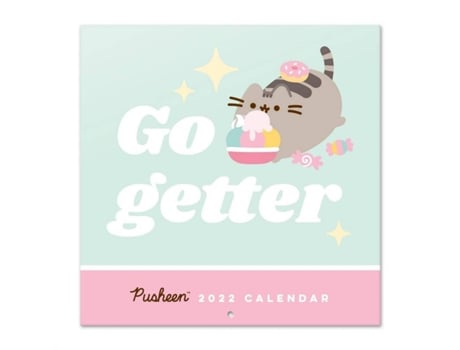 Calendario Pusheen 2022 foodie collection pared animales mensual producto con licencia oficial erik editores 30x30