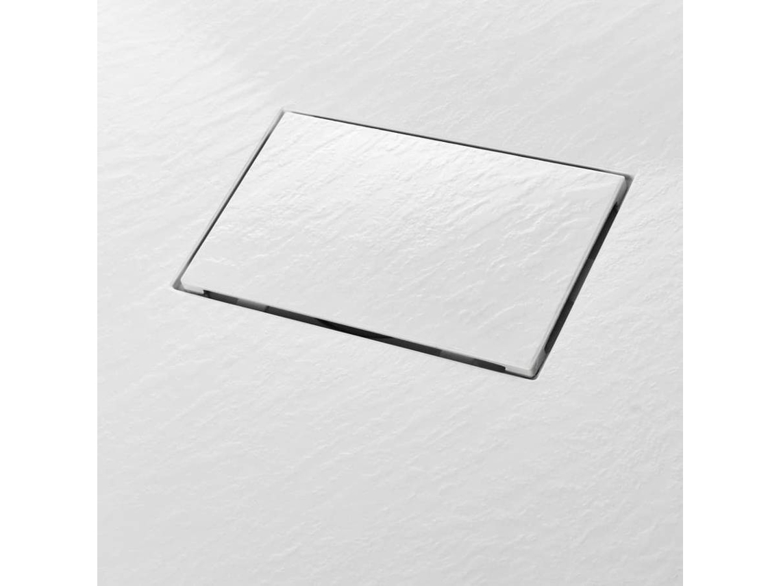 Plato de ducha SMC gris 80x80 cm