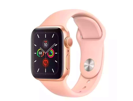 Correa SmoothSilicone para Apple Watch Series 9 - 41mm - Rosa Salmón