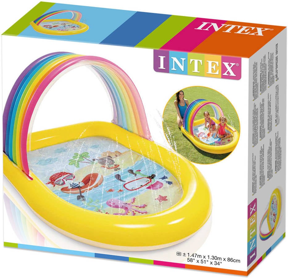 Piscinas Hinchables INTEX Amarillo (130x147x86cm)