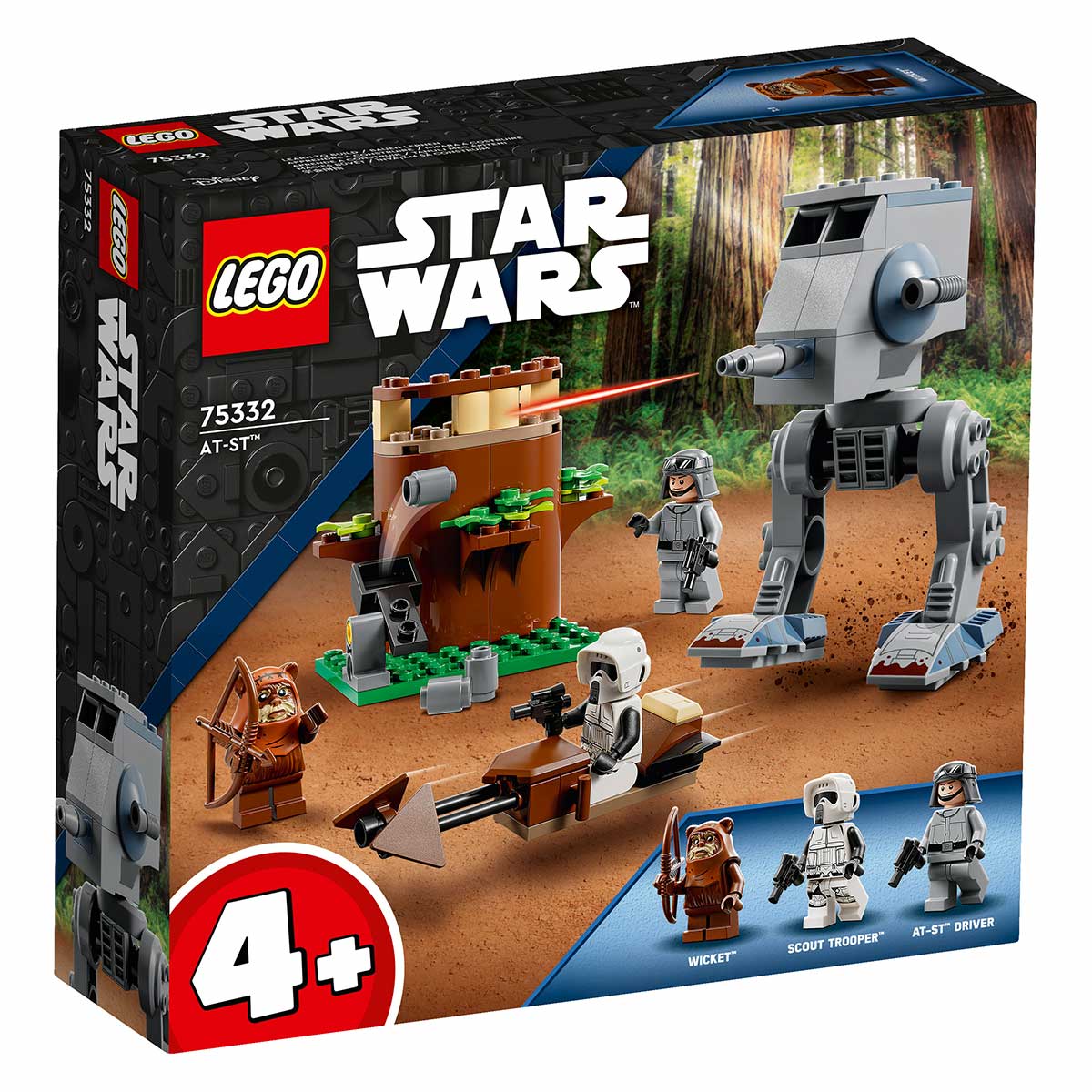 LEGO Star Wars Walker At-St 75332 (Edad Mínima: 4 Años - 87 Piezas)