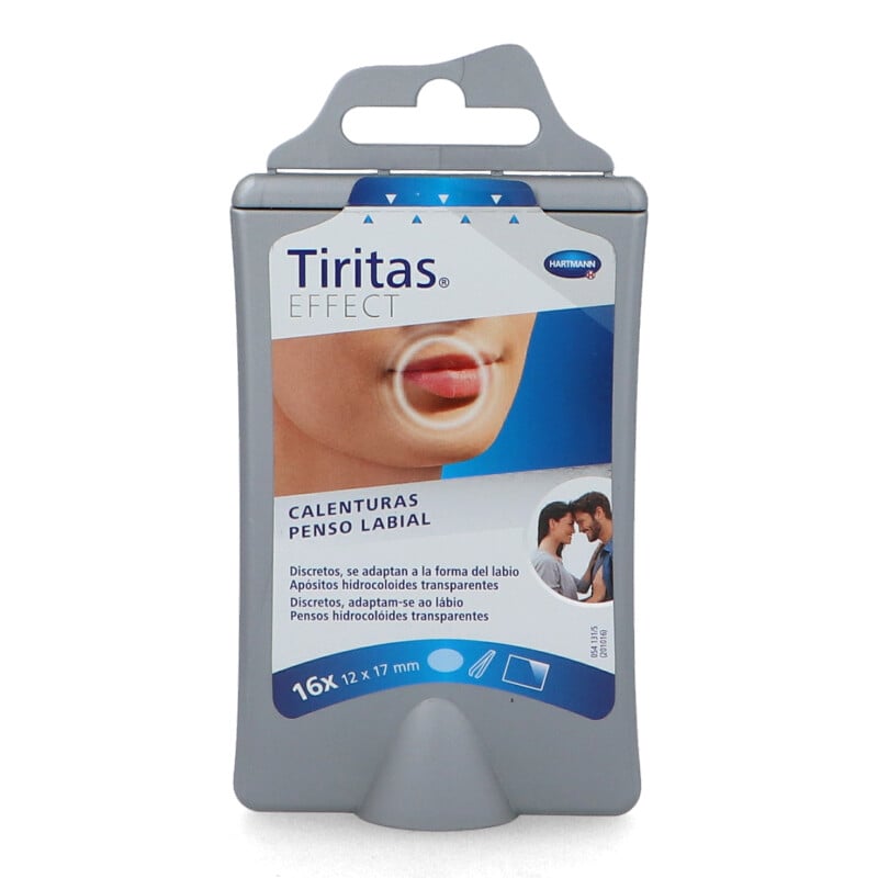 Tiritas Effect Calenturas hidrocoloides transparentes para el tratamiento de en labios y nariz alivia dolor picor 16 unidades