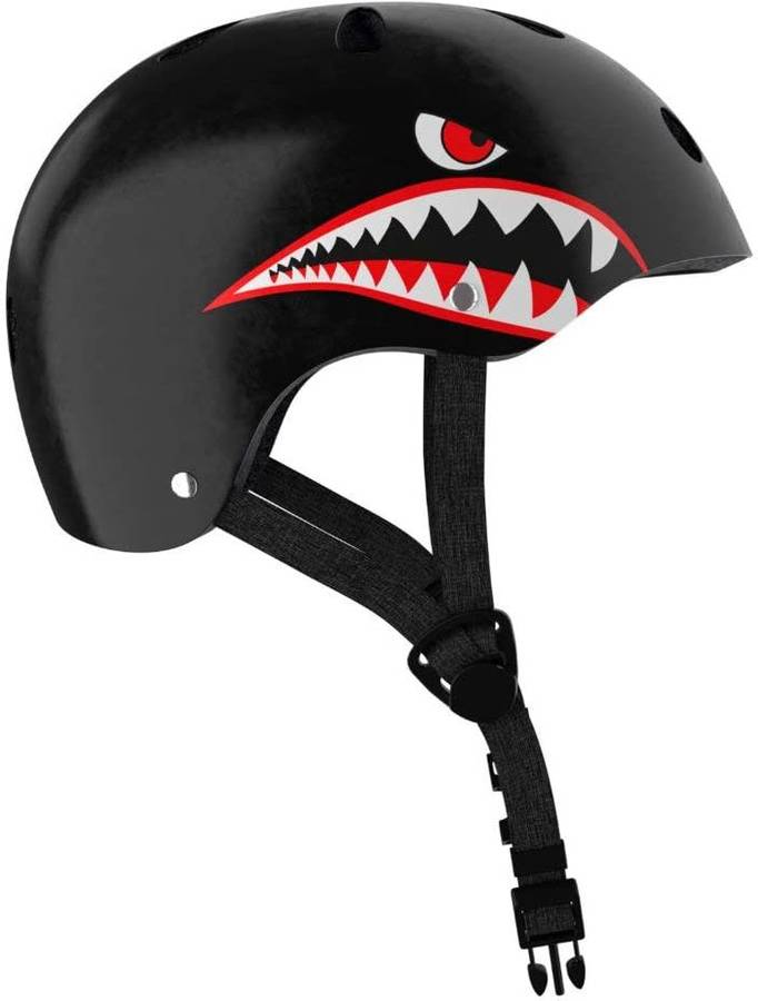 Casco de Bicicleta MOLTO Tiburón (Edad Mínima: 2 Años - Negro)