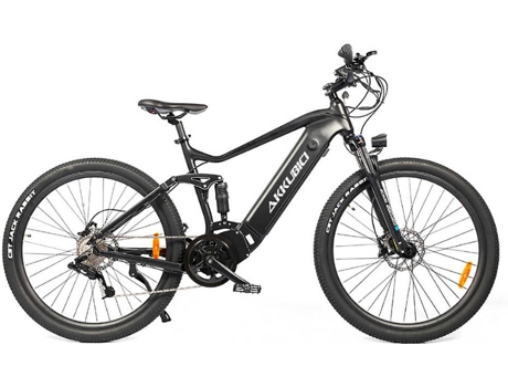 Bicicleta Eléctrica AKKUBICI MTB06 Negro (Velocidad Máx: 25Km/h - Autonomia: 125Km)