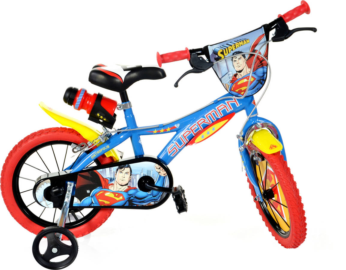 Bicicleta SUPERMAN Azul (Edad Minima: 4 años - 14")