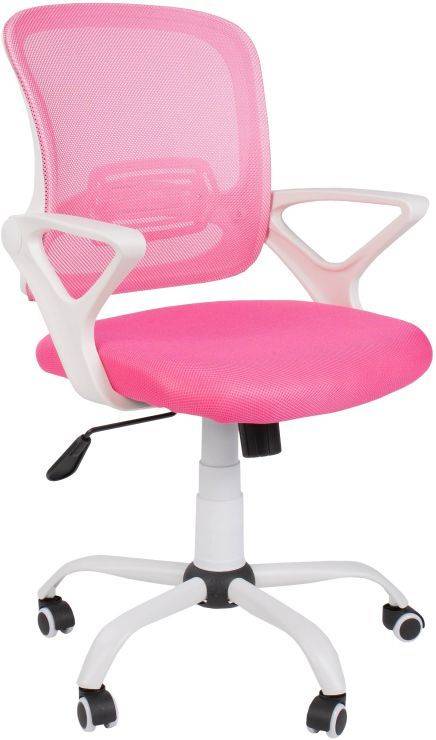 Adec Group Brisa silla escritorio giratoria oficina despacho con ruedas color rosa claro medidas 60 blancarosa operativa abecedario metal x 93–101