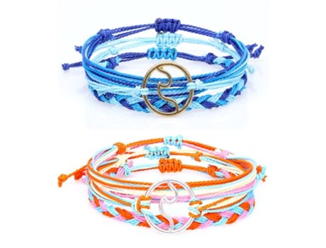 Juegos De Pulseras Ajustables De Verano Para La Playa, Regalo Para Mujeres, Hombres, Adolescentes, Niñas, Día De San Valentín, Estilo 3 ZMDECQNA