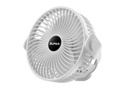 Pequeño Ventilador RAMPOW giratorio plegable de pared 1200mAh