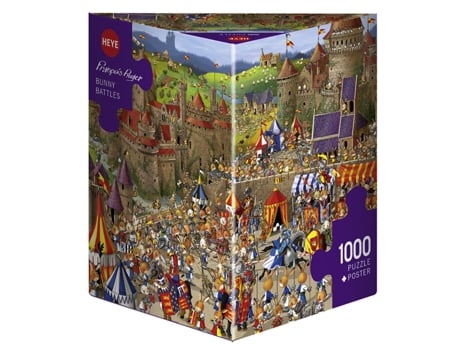 Puzzle 1000 Pcs Ruyer, Bunny Battles (9 años)