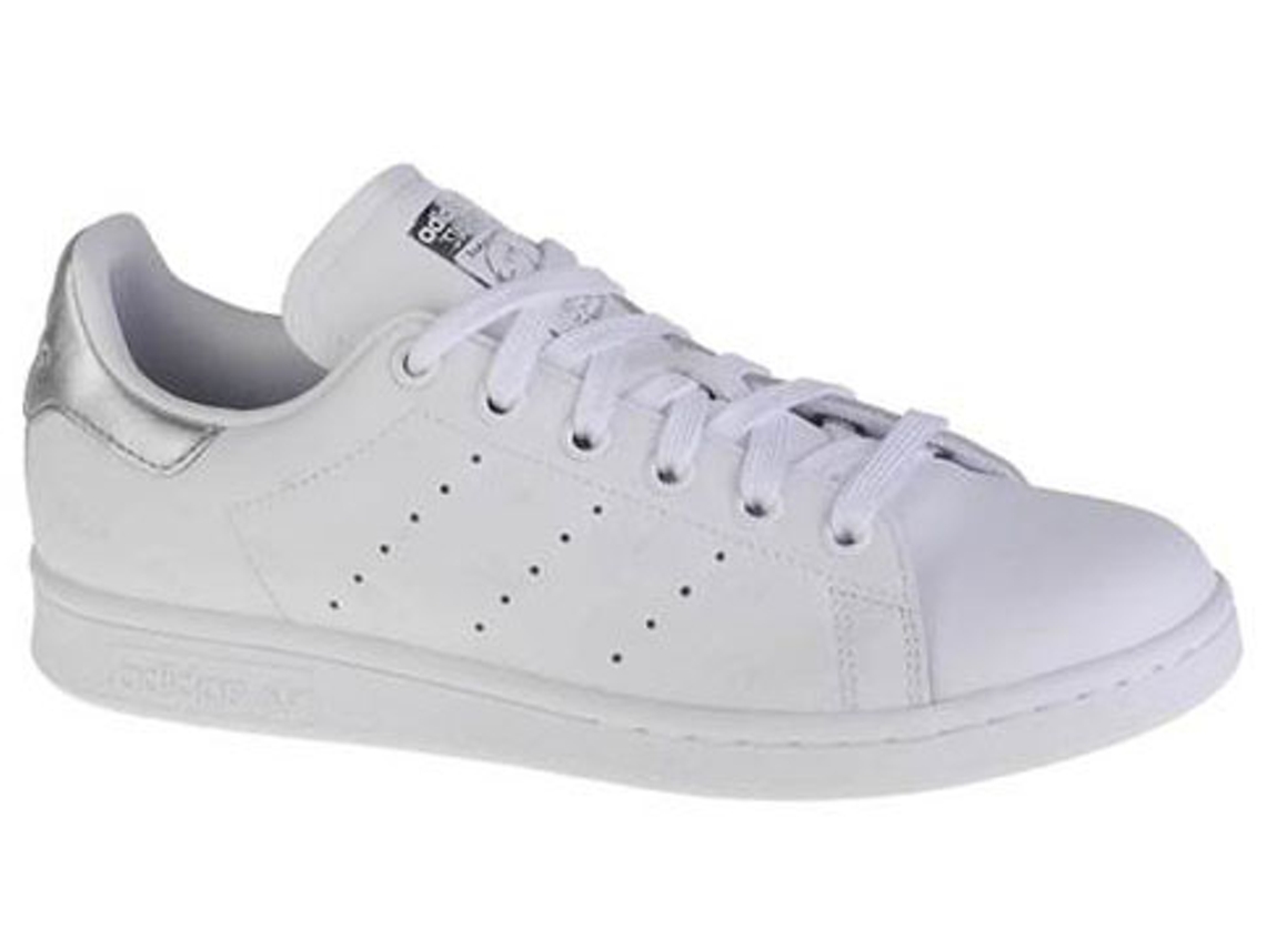 Zapatillas adidas stan smith blanco gris de mujer.