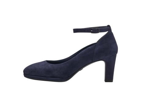 Zapatos de Mujer TAMARIS Bomba Salto Essentials Piel Azul (40)