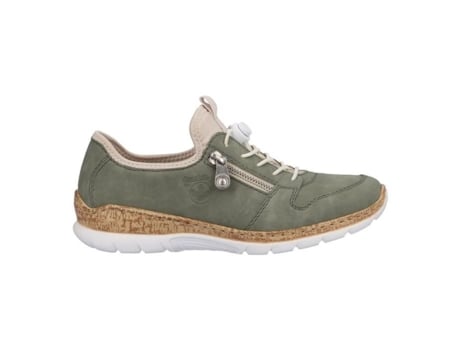 Zapatillas de Mujer RIEKER Verde (36)