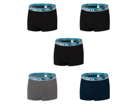 Pack 6 Boxers UMBRO Hombre (Algodón - Multicolor - M)