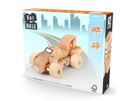 Puzzle FABBRIX (Madera - Beige - 19 x 16 x 4,5 cm)