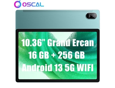 Tablet OSCAL Pad 15 (10,36'' - Bluetooth 5 - 16 GB RAM - 256 GB - Verde)