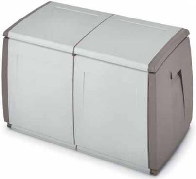 Caja TERRY In&Out Box 97 (Gris - 97x54cm - Rectangular - 240L)