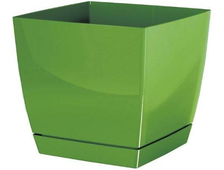 Maceta PROSPERPLAST Coubi Square P (Verde - 10 x 10 x 9.2 cm)