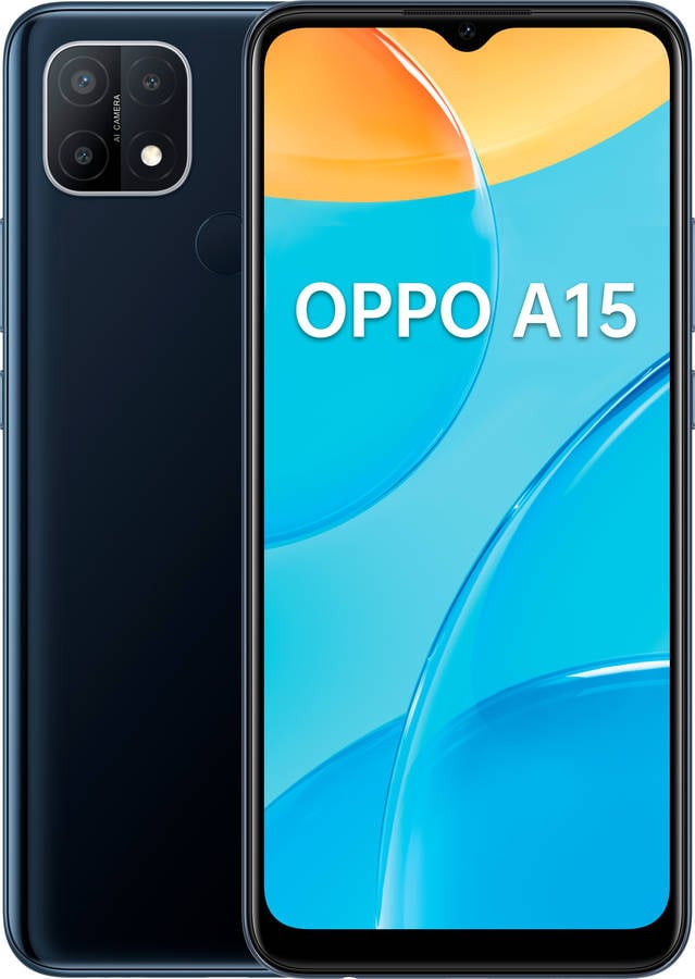 Smartphone OPPO A15 (6.52'' - 3 GB - 32 GB - Negro)